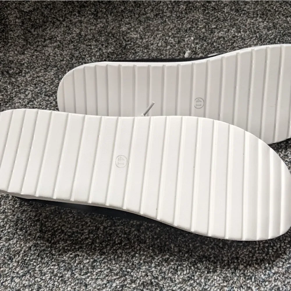 NEW!! Black Canvas Slip On Sneakers